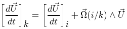 formule de dérivation vectorielle